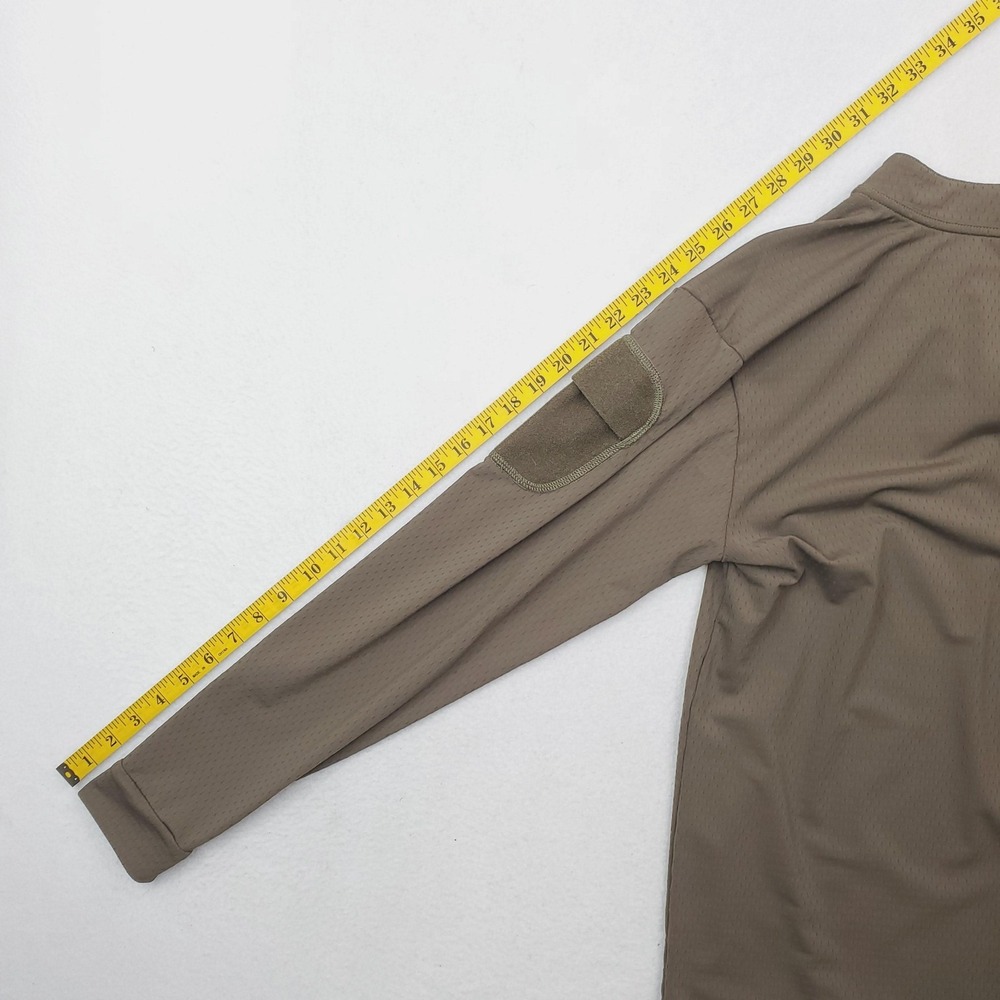 Velocity Systems Boss Rugby Shirt Mens Medium Green Arm Pocket Tactical USA Made - Picture 9 of 11